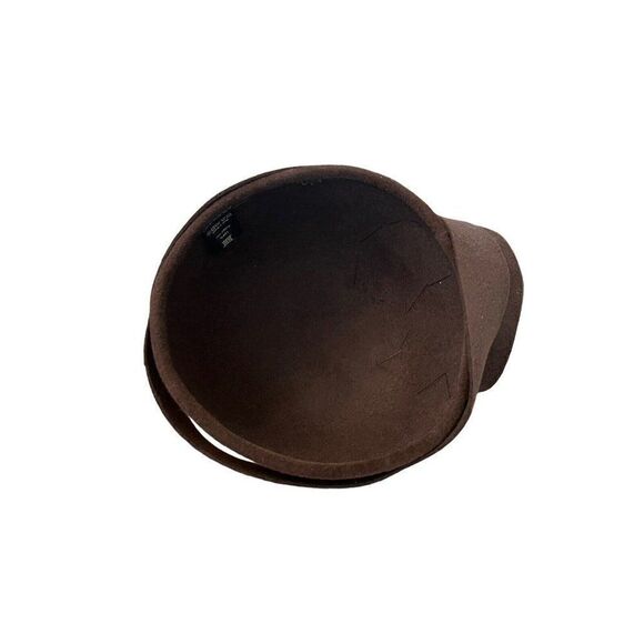 DIVA Ladies Brown Rabbit Hair Pillbox Hat Round Circle Flower Ribbon Hat Russia main image 6